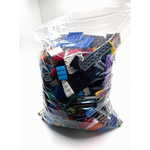 Lego Bricks Bulk 2 lbs Mixed Lot Building Blocks Parts Pieces Loose - Picture 6 of 9